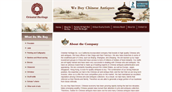 Desktop Screenshot of orientalheritageinc.com